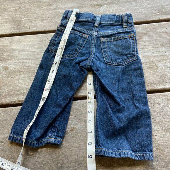 Gap Original Blue Jeans Light Weight Dark Wash Size 12-18 mo - Picture 7 of 8